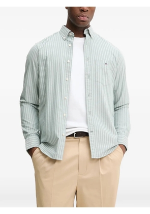 Gant striped patch pocket shirt - Green
