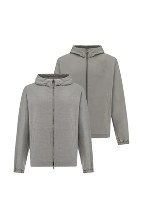 Paul & Shark reversible hooded jacket - Grey