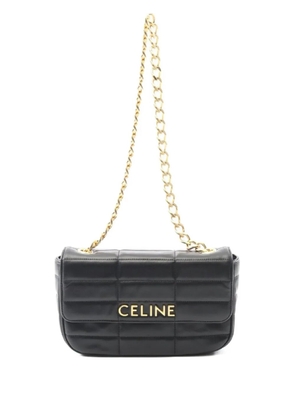 Celine Pre-Owned 2010 quilted chain shoulder bag - Black