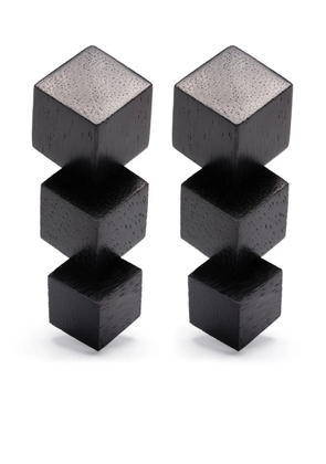 Monies drop earrings - Black