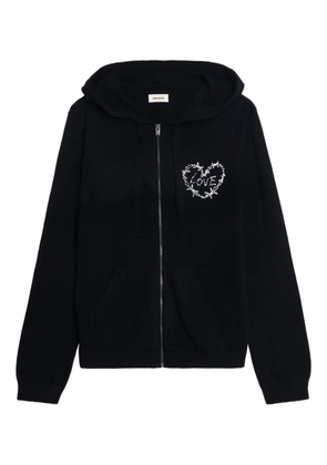 Zadig&Voltaire Clash zip-up hoodie - Black