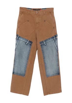 Andersson Bell patchwork panel jeans - Brown