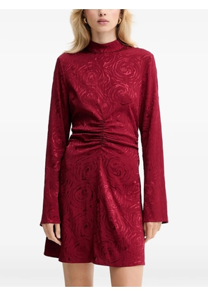 Gestuz roses gathered-detail mini dress