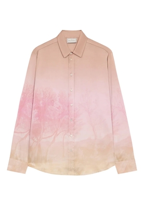 Pierre-Louis Mascia landscape-print shirt - Pink