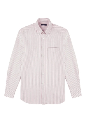 Glanshirt striped oxford cotton shirt - White