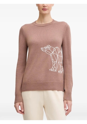 Ea7 Emporio Armani wool blend sweater - Brown