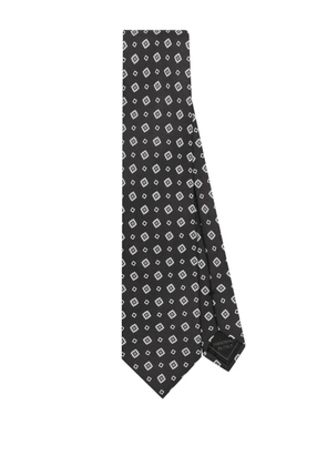 Brioni silk tie - Black