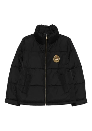 Lauren Ralph Lauren crest-appliqué puffer jacket - Black