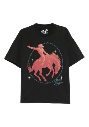 Melt horse-print T-shirt - Grey