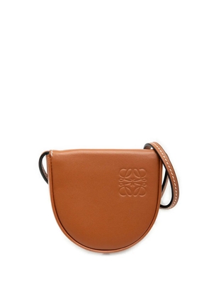 Loewe Pre-Owned 2019 Mini Soft Calfskin Heel Pouch crossbody bag - Brown