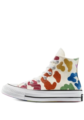 Converse Chuck 70 glitter-patch sneakers - White