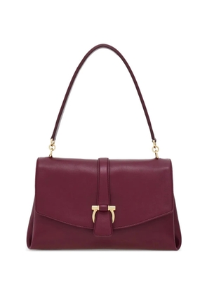Ferragamo small front-flap sholder bag - Red