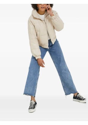 Abercrombie & Fitch zip padded jacket - Neutrals