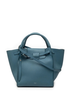 Celine Pre-Owned 2019 Small Grained Calfskin Big Bag satchel - Blue