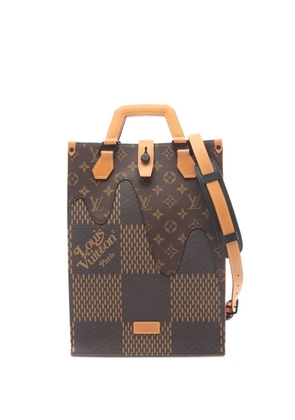 Louis Vuitton Pre-Owned x Nigo 2020 mini Monogram Damier Ebène tote bag - Brown