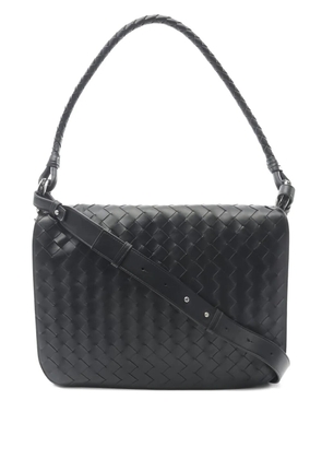 Bottega Veneta Pre-Owned 2020s Intrecciato shoulder bag - Black