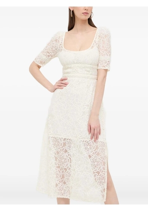 For Love And Lemons lace open back dress - White