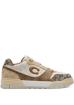 Coach monogram logo trainers - Neutrals