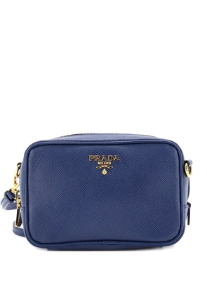 Prada Pre-Owned Camera Shoulder Bag Saffiano Leather Mini crossbody bag - Blue