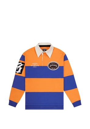 GODSPEED Classic Field striped polo shirt - Orange