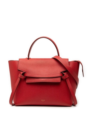 Celine Pre-Owned 2016 Micro Grained Calfskin Belt Bag satchel - Red