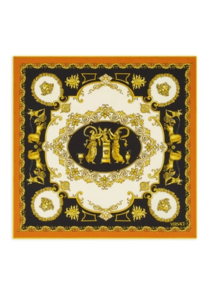 Versace Medusa baroque scarf - Black