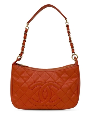 CHANEL Pre-Owned 2002-2003 CC Quilted Caviar Timeless shoulder bag - Pink