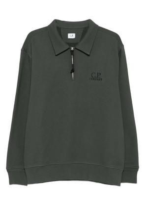 C.P. Company polo-neck zip-up sweatshirt - Grey
