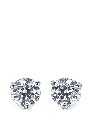 NIMO WITH LOVE Solitaire diamond stud earrings - Silver