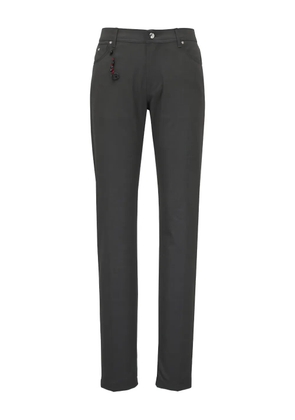 Marco Pescarolo slim-fit trousers - Green