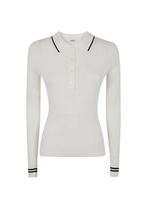 ASPESI ribbed polo shirt - White