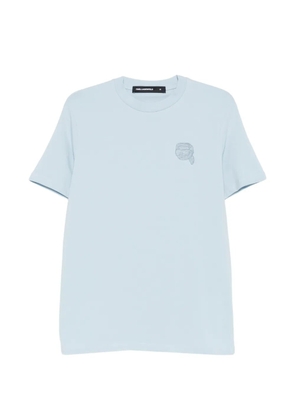 Karl Lagerfeld logo-detail T-shirt - Blue