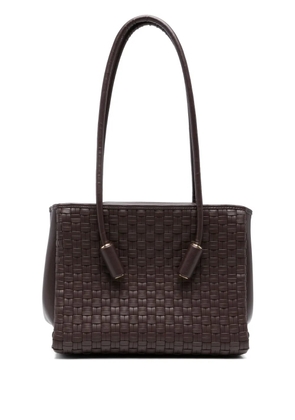 Themoirè Leila tote bag - Brown