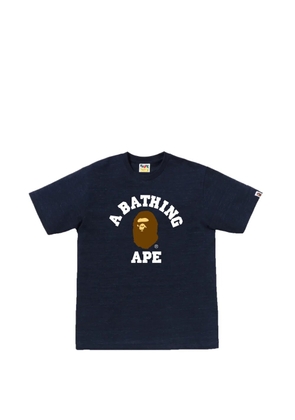 A BATHING APE® logo T-shirt - Blue