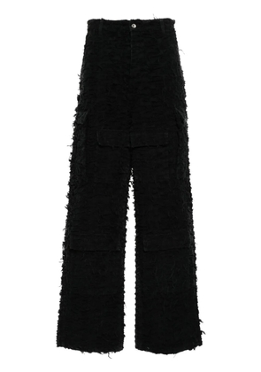 Who Decides War Husk wide-leg trousers - Black