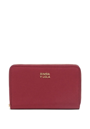 Bimba y Lola medium logo-lettering wallet - Red