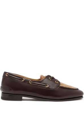 Bally eyelet-details shoes - Brown