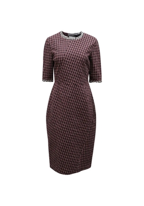 Altuzarra gingham-pattern dress - Red