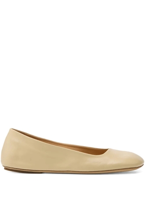 Marsèll Bama square-toe ballerina shoes - Neutrals