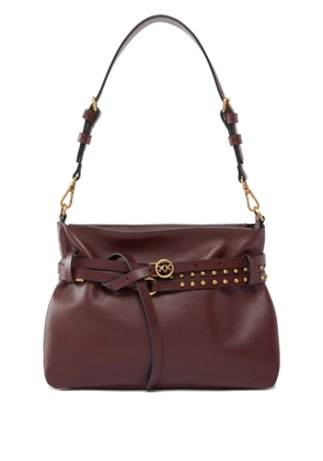 PINKO studded shoulder bag - Red
