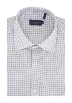 Paul & Shark X-Soft checked-pattern shirt - White