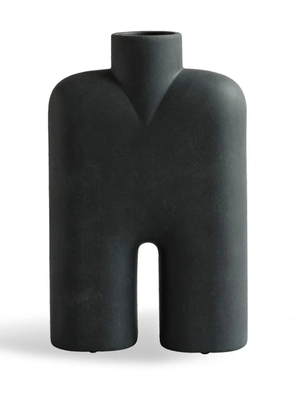 101 Copenhagen medium Cobra Tall vase (45cm x 10cm) - Black