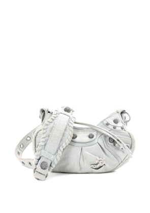 Balenciaga Pre-Owned Le Cagole Giant Studs Denim with Crystals XS shoulder bag - Blue