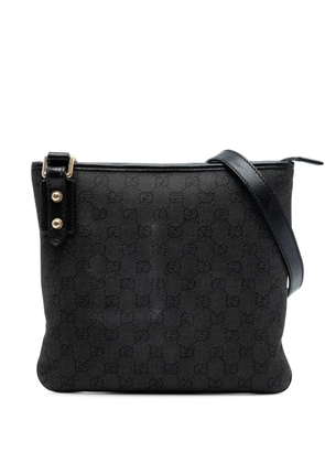 Gucci Pre-Owned 2016-2025 GG Denim Messenger Bag crossbody bag - Black