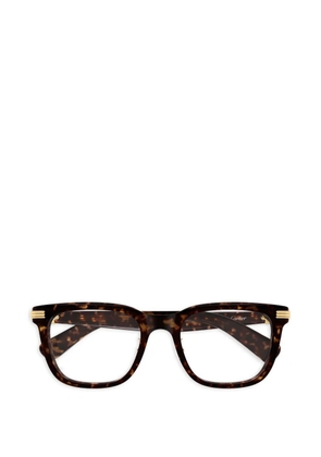 Cartier Eyewear tortoiseshell-detail glasses - Brown
