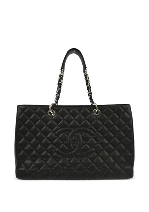 CHANEL Pre-Owned 2013 XL chain leather tote bag - Black