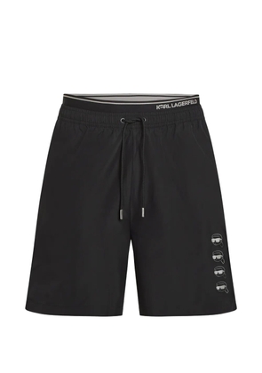 Karl Lagerfeld Ikon swim shorts - Black