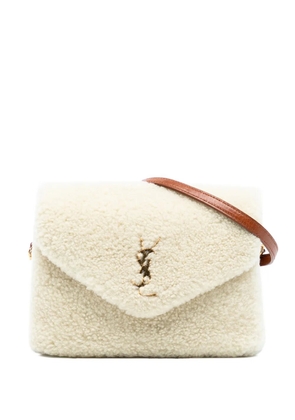Saint Laurent Pre-Owned 2018 Toy Shearling Loulou crossbody bag - Brown