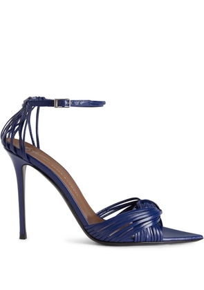 Giuseppe Zanotti 105mm Intriigo Knot sandals - Blue