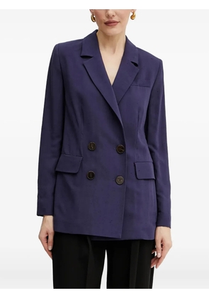 LUISA SPAGNOLI double-breasted button blazer - Blue